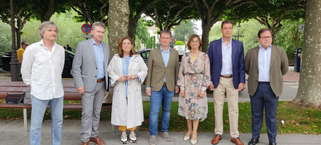 Candidatos del PP de Burgos al Congreso y al Senado frente a la Junta Electoral Provincial
