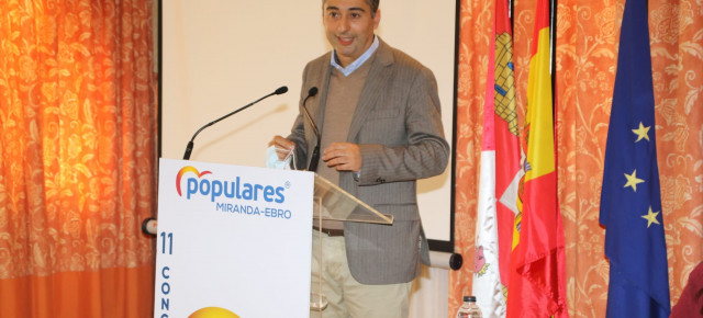 Jorge Castro durante su intervención en el Congreso Comarcal