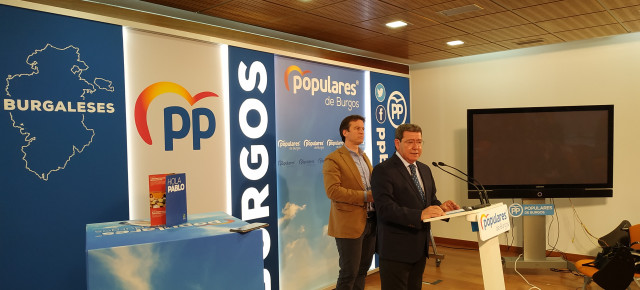 César Rico y Borja Suárez valoran la presentación de las candidaturas del PP en la provincia de Burgos